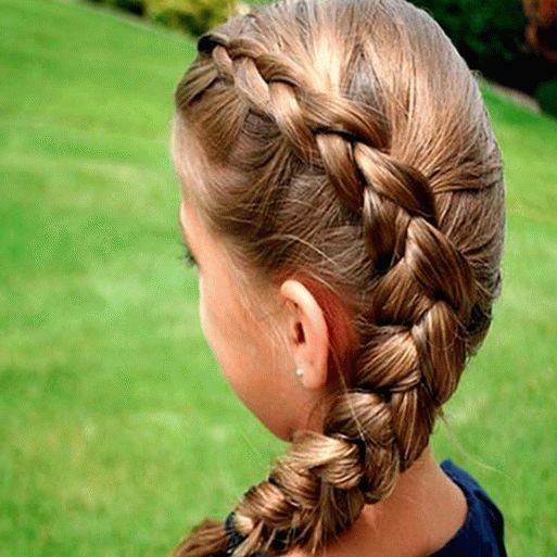 Детски фризури за долга коса дома со свои раце