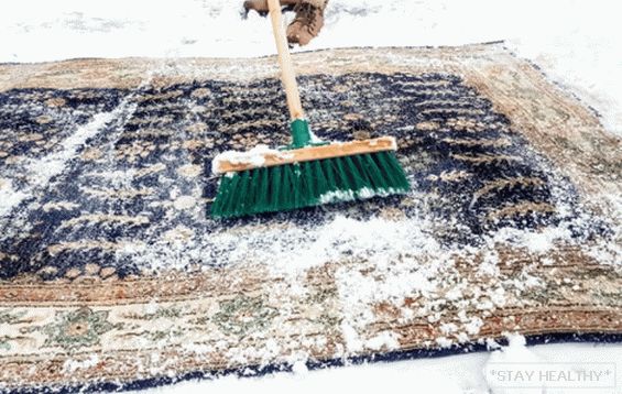 Комбиниран метод за чистење на теписи во зима