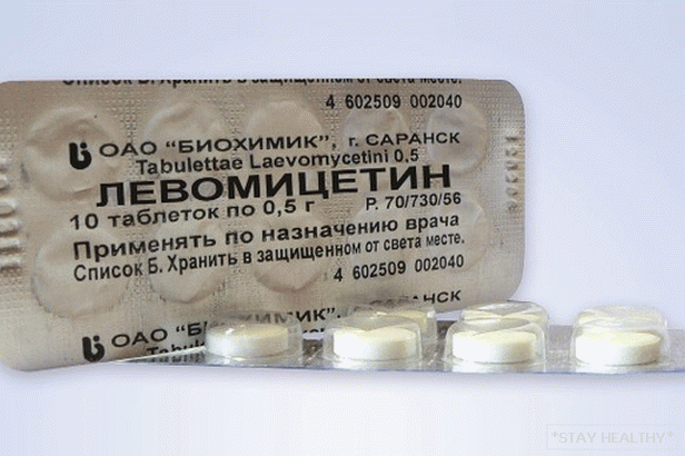 Што Левомицетин таблети - упатства заапликација
